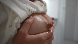 Do you wanna suck my lactating tits?