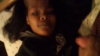 Black wife blowjob