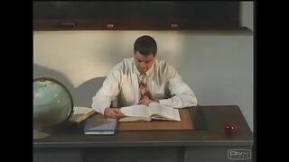Sexy teacher licks and sucks