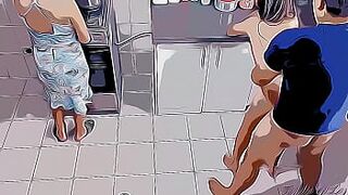 I Fuck My Hot Stepdaughter Next To Her In The Kitchen Cartoon Hentai