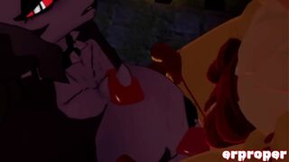 Vrchat luna gets gang fucked