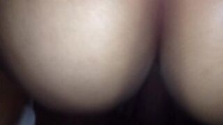 Light skin wife bouncing