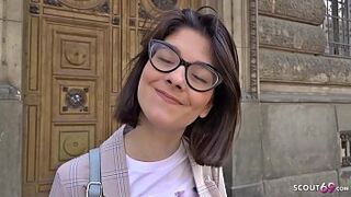 GERMAN SCOUT - Teen Sara Talk to Deep Anal Casting
