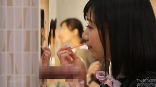 Wall! Desk! Chair! A Popular Company Where Dicks Come Out. Glory Holes Everywhere - Akari Mitani