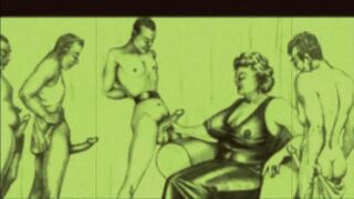 Vintage erotic illustration