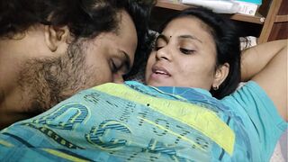 Hot Mallu Wife Cheats with Lover While Husband is Away