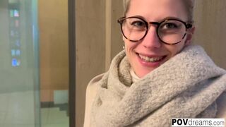 POVdreams - German Hot Blonde Tourist get pickt up from the Prague Streets and fucked