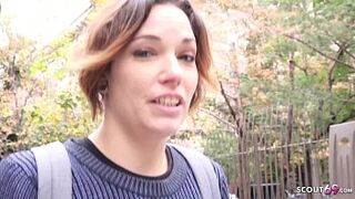 GERMAN SCOUT - CRAZY MILF WITH HAIRY PUSSY AND LONG LABIA SILVIA RUBI TO SEX AT MODEL JOB