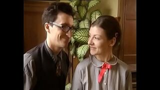 School Girls Classic Movie || Round Ass fucked Doggy-style in Skirt