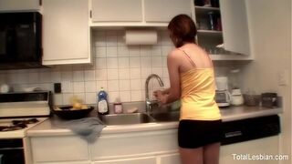 Busty MILF Fucks Tight Teen