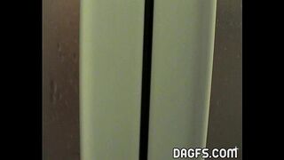 Czech milf showering
