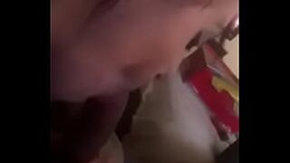 Fat ass gets doggy style