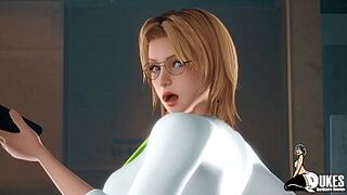 Married MILF fucks BBC on the job.