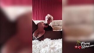 Passionate Milf Plays With Her Vagina After Party