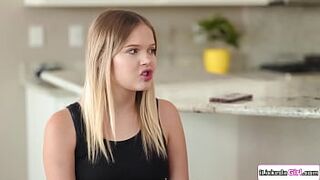 iLickedaGirl.com - A lesbian teen wants her stepmom so much and so the milf kisses her.The cougar gives in as her stepdaughter licks her.In return she fingers her.